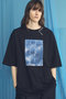 【予約販売】【UNISEX】Abstract Hand-Printed Prime-Over Stitched Crew Neck T-shirt/アブストラクトハンドプリントプライムオーバーステッチクルーネックTシャツ メゾンスペシャル/MAISON SPECIAL