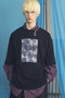 【予約販売】【UNISEX】Abstract Hand-Printed Prime-Over Stitched Crew Neck T-shirt/アブストラクトハンドプリントプライムオーバーステッチクルーネックTシャツ メゾンスペシャル/MAISON SPECIAL