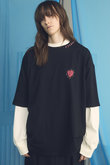 【UNISEX】Nuance Graphics Prime-Over Hand Stitching Short Sleeve T-shirt/ニュアンスグラフィックプライムオーバーハンドステッチショートスリーブTシャツ