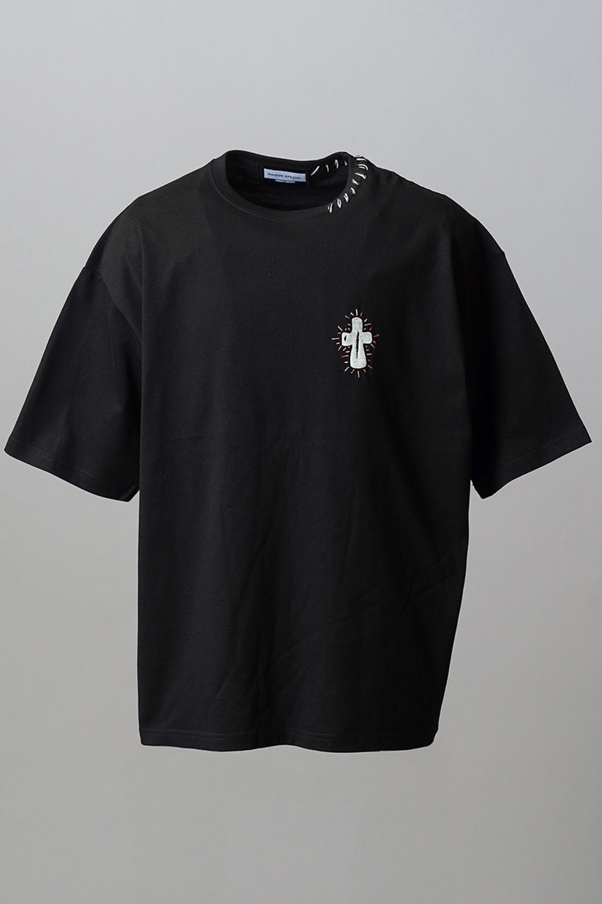 メゾンスペシャル/MAISON SPECIALの【予約販売】【UNISEX】Nuance Graphics Prime-Over Hand Stitching Short Sleeve T-shirt/ニュアンスグラフィックプライムオーバーハンドステッチショートスリーブTシャツ(MLT4(マルチカラー4)/11261411208)