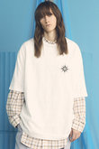 【UNISEX】Nuance Graphics Prime-Over Hand Stitching Short Sleeve T-shirt/ニュアンスグラフィックプライムオーバーハンドステッチショートスリーブTシャツ