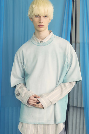 メゾンスペシャル/MAISON SPECIALの【予約販売】【UNISEX】Sunburn Processing Prime-Over Short Sleeve T-shirt/サンバーンプロセシングプライムオーバーショートスリーブTシャツ(110100/110102)