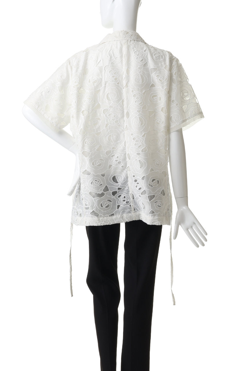 MAISON SPECIAL(メゾンスペシャル)｜Flower Sheer Half-Sleeve Jacket