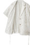 Flower Sheer Half-Sleeve Jacket/フラワーシアーハーフスリーブジャケット メゾンスペシャル/MAISON SPECIAL