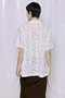 【予約販売】Flower Sheer Half-Sleeve Jacket/フラワーシアーハーフスリーブジャケット メゾンスペシャル/MAISON SPECIAL