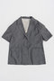 【予約販売】Half-Sleeve Sheer Suiting Jacket/ハーフスリーブシアースーチングジャケット メゾンスペシャル/MAISON SPECIAL GRY(グレー)