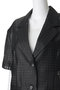 Half-Sleeve Sheer Check Jacket/ハーフスリーブシアーチェックジャケット メゾンスペシャル/MAISON SPECIAL