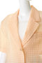 Half-Sleeve Sheer Check Jacket/ハーフスリーブシアーチェックジャケット メゾンスペシャル/MAISON SPECIAL