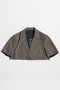 【予約販売】Eyelet Short Jacket/アイレットショートジャケット メゾンスペシャル/MAISON SPECIAL GRY(グレー)