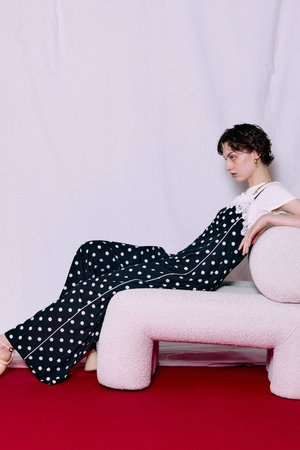 メゾンスペシャル/MAISON SPECIALの【予約販売】Lace Dot Jumpsuit/レースドッドジャンプスーツ