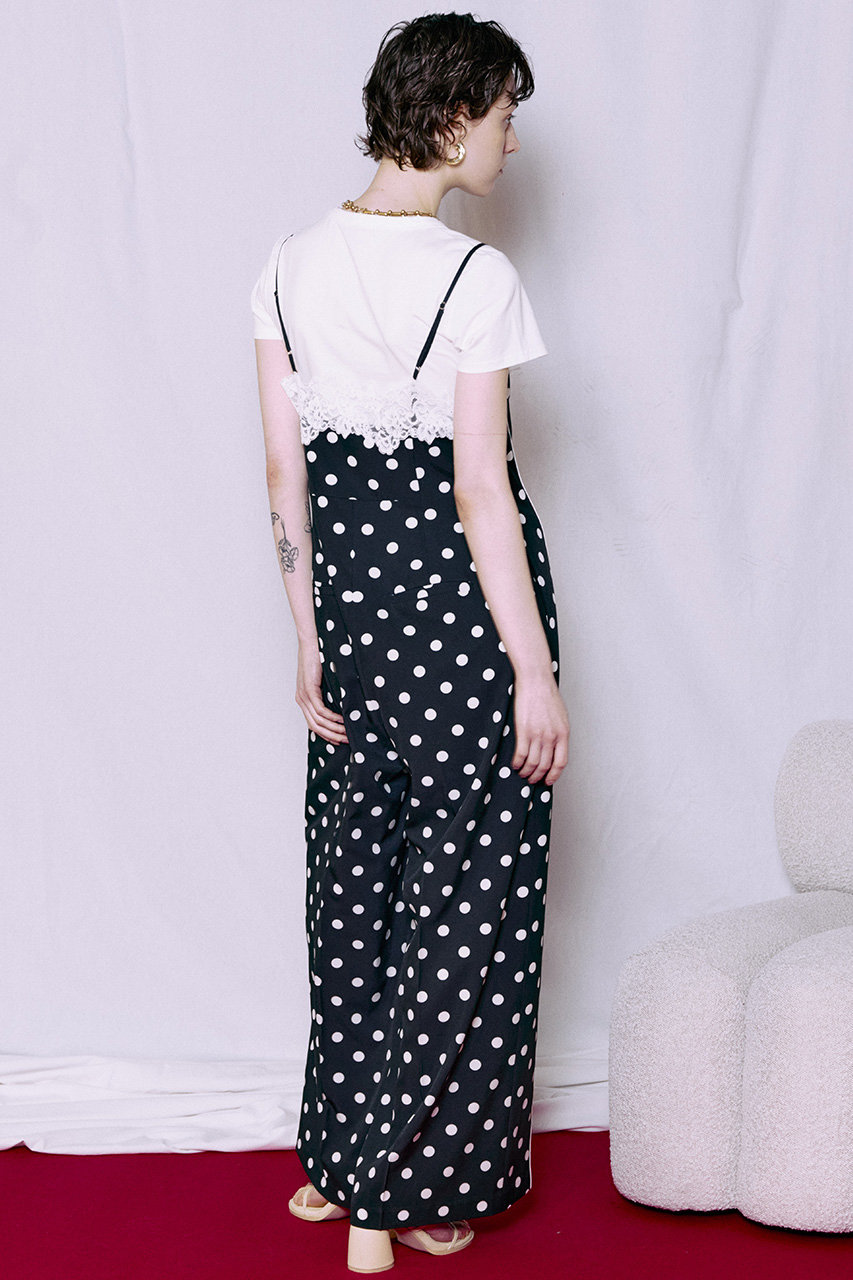 MAISON SPECIAL(メゾンスペシャル)｜Lace Dot Jumpsuit/レースドッド
