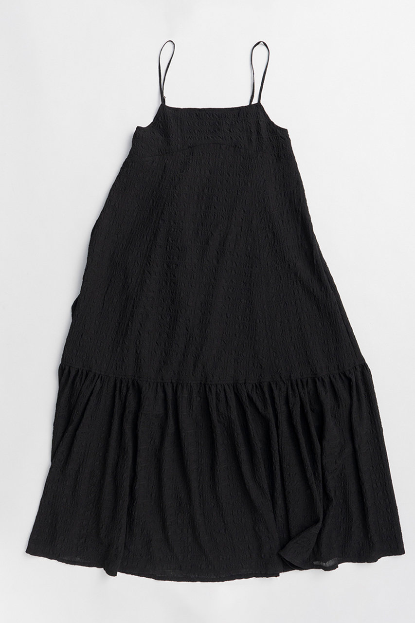 メゾンスペシャル/MAISON SPECIALのMulti Check Cami Dress/マルチチェックキャミワンピース(BLK(ブラック)/21261265304)