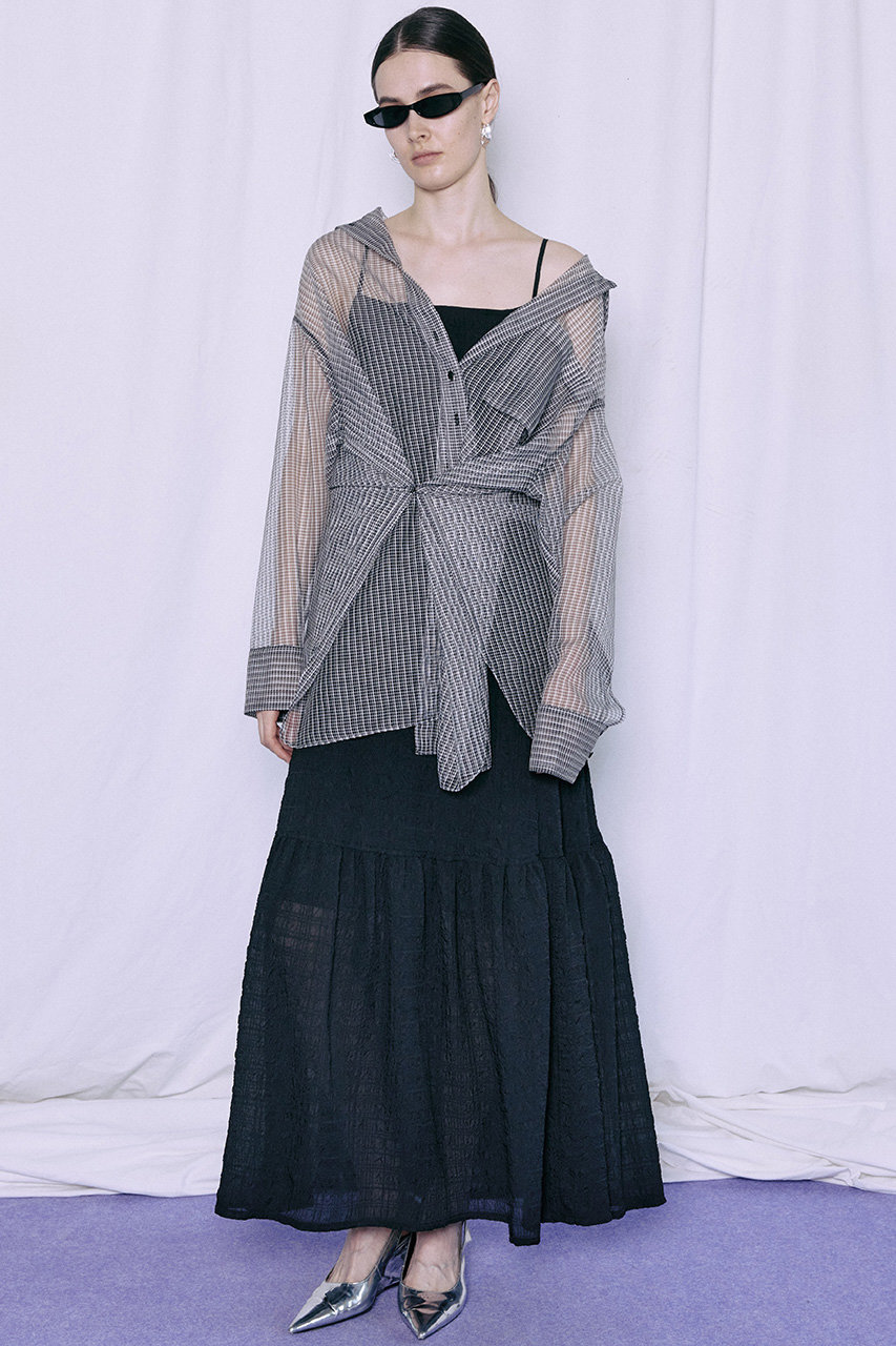 MAISON SPECIAL(メゾンスペシャル)｜Multi Check Cami Dress/マルチ