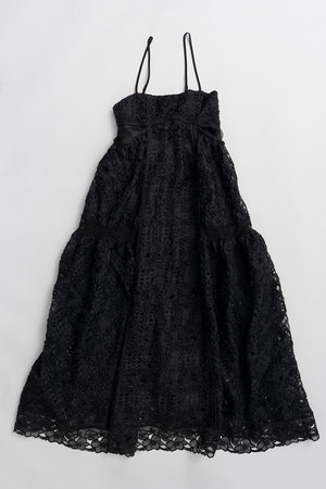メゾンスペシャル/MAISON SPECIALの【予約販売】Embroidered Tiered Cami Dress/エンブロイダリーティアードキャミワンピース