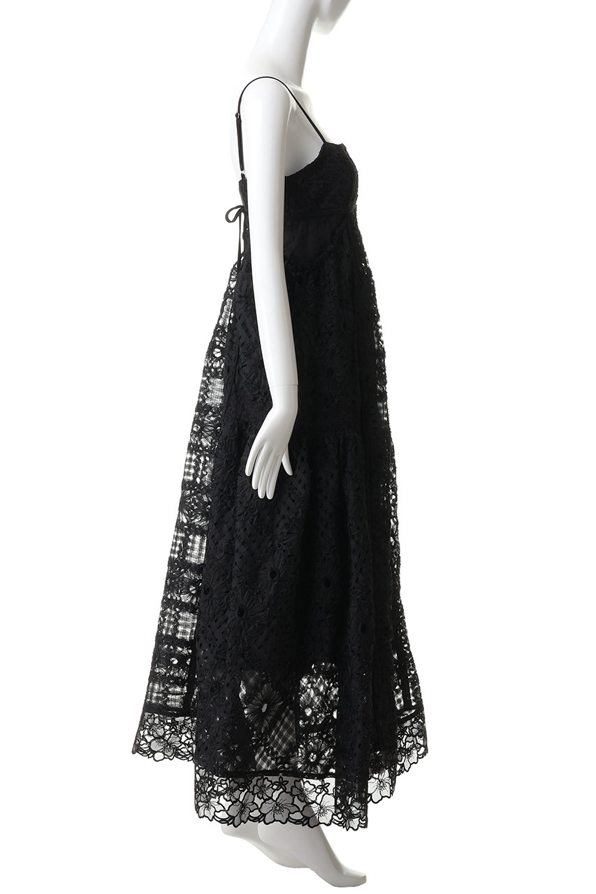 MAISON SPECIAL(メゾンスペシャル)｜Embroidered Tiered Cami Dress