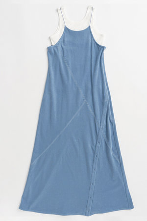 メゾンスペシャル/MAISON SPECIALのTank Set Pile Flare Dress/タンク付パイルフレアワンピース(110500/110503)