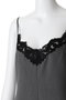 Lace Trim Short Jumpsuit/レーストリムショートジャンプスーツ メゾンスペシャル/MAISON SPECIAL