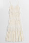 Lace Tiered Cami Dress/レースティアードキャミワンピース メゾンスペシャル/MAISON SPECIAL O.WHT(オフホワイト)