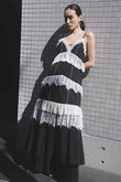 Lace Tiered Cami Dress/レースティアードキャミワンピース