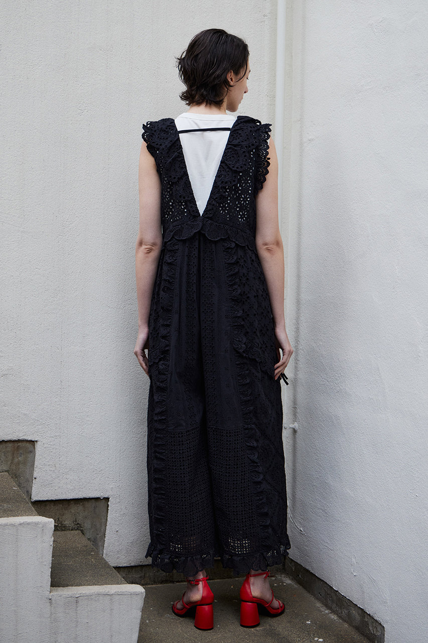 MAISON SPECIAL(メゾンスペシャル)｜【予約販売】Lace Patch Rompers