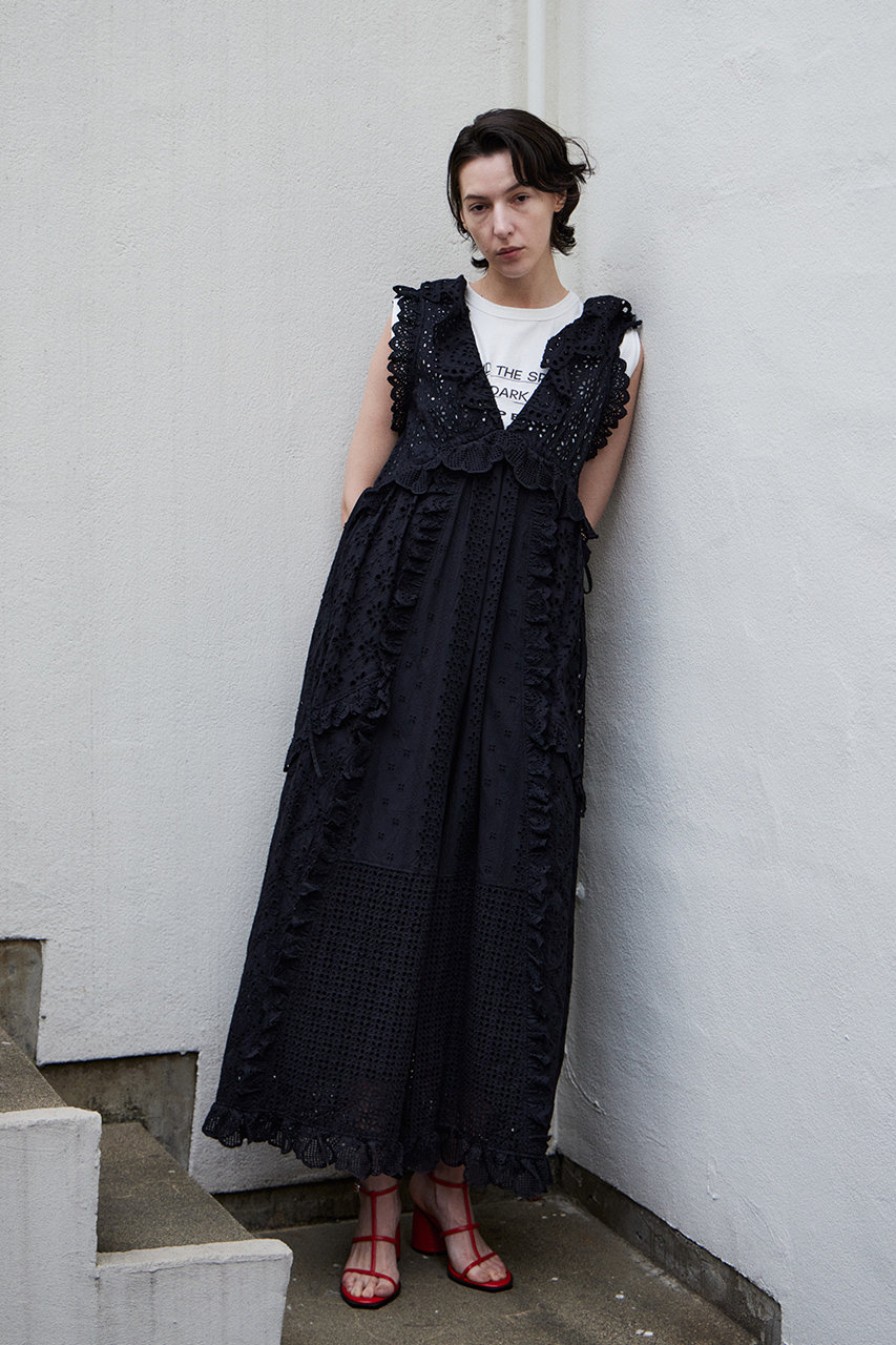 MAISON SPECIAL(メゾンスペシャル)｜Lace Patch Rompers/レースパッチ