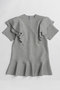【予約販売】Frill Mini Dress/フリルミニドレス メゾンスペシャル/MAISON SPECIAL GRY(グレー)