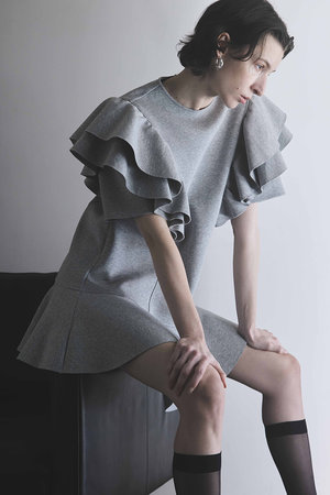 メゾンスペシャル/MAISON SPECIALの【予約販売】Frill Mini Dress/フリルミニドレス(110500/110501)