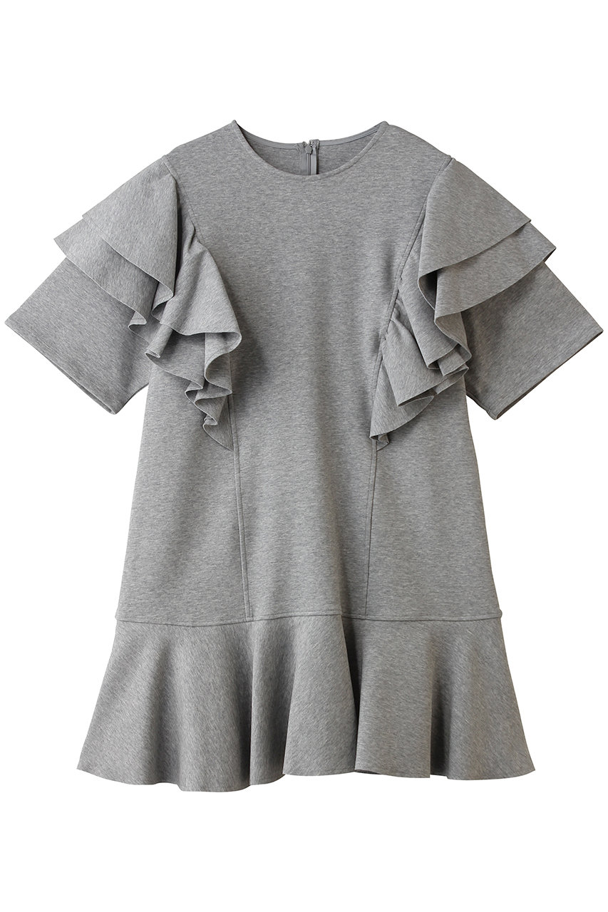 メゾンスペシャル/MAISON SPECIALのFrill Mini Dress/フリルミニドレス(GRY(グレー)/21261266305)