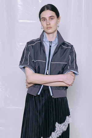 メゾンスペシャル/MAISON SPECIALの【予約販売】Double Zip Track Blouson/ダブルジップトラックブルゾン(110800/110802)