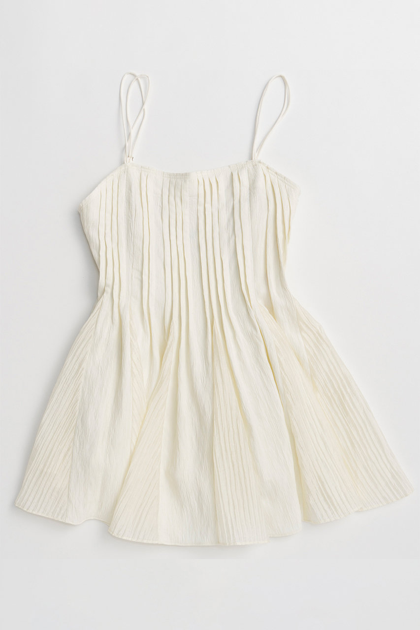 メゾンスペシャル/MAISON SPECIALの【予約販売】Knife Pleat Mini Dress/ナイフプリーツミニワンピース(IVR(アイボリー)/21261315213)