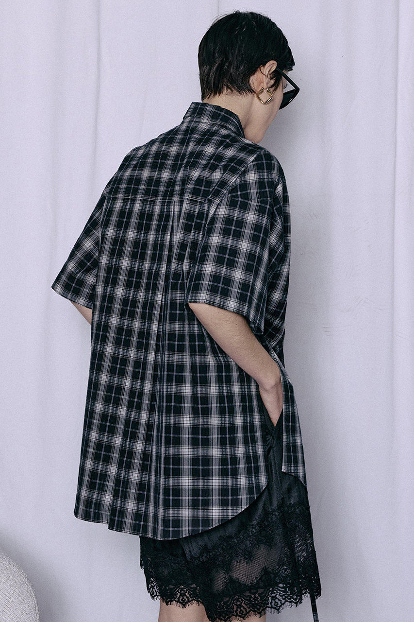 MAISON SPECIAL(メゾンスペシャル)｜Half-Sleeve Over Tie Shirt