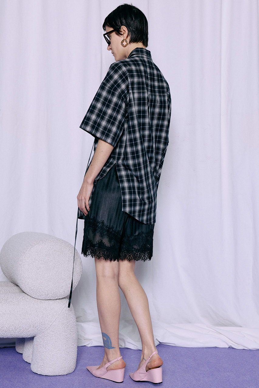 MAISON SPECIAL(メゾンスペシャル)｜Half-Sleeve Over Tie Shirt