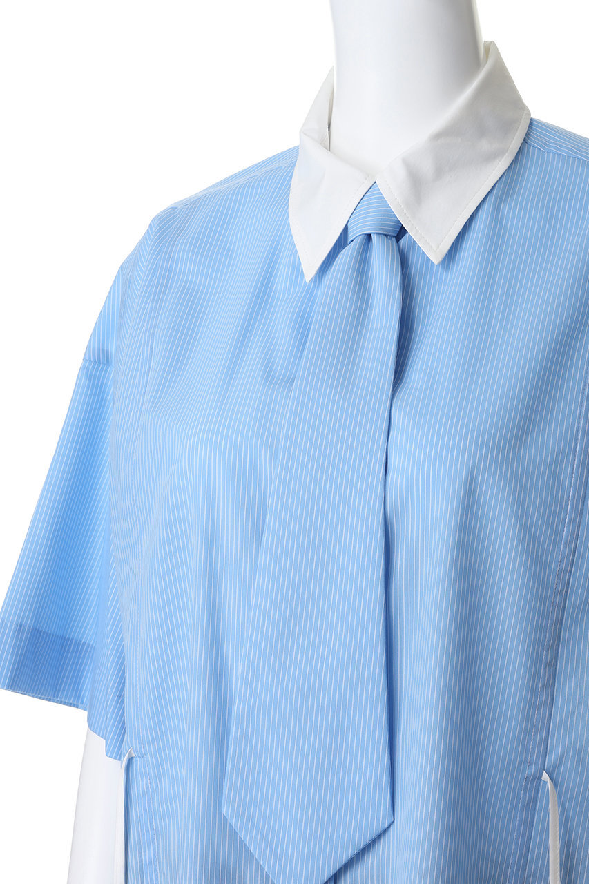 MAISON SPECIAL(メゾンスペシャル)｜Half-Sleeve Over Tie Shirt