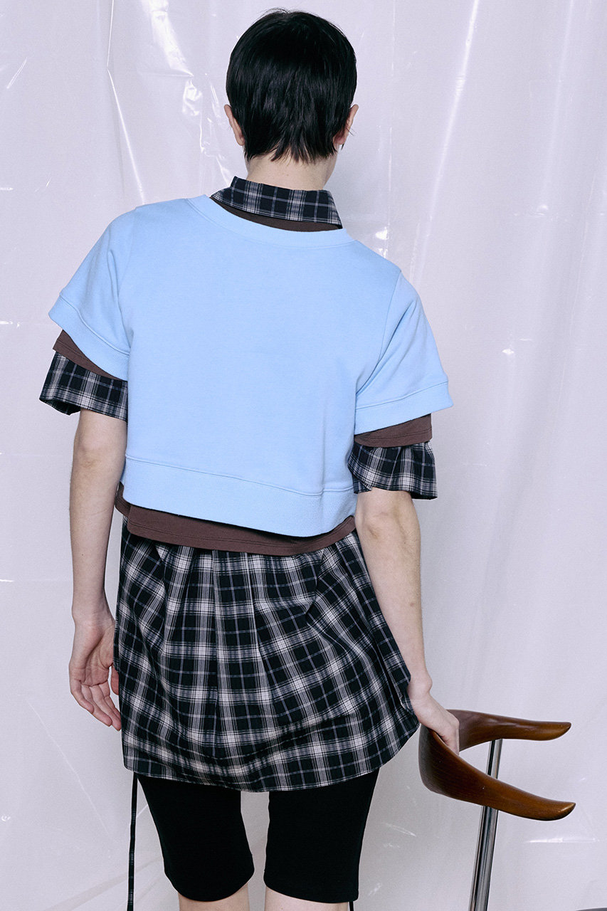 MAISON SPECIAL(メゾンスペシャル)｜Half-Sleeve Over Tie Shirt
