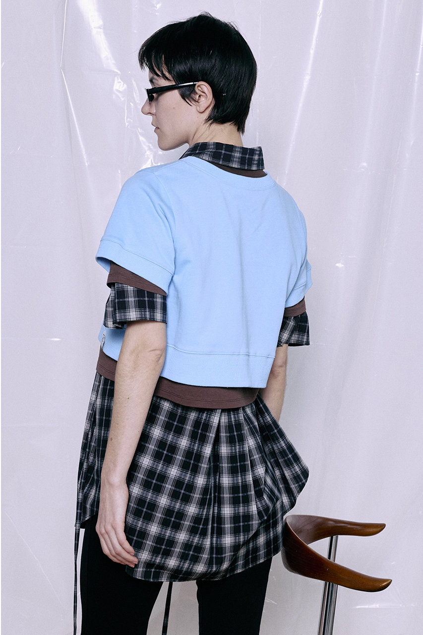 MAISON SPECIAL(メゾンスペシャル)｜Half-Sleeve Over Tie Shirt