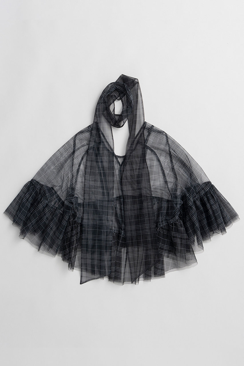 メゾンスペシャル/MAISON SPECIALの【予約販売】Multiway Sheer Top/マルチウェイシアートップ(BLK(ブラック)/21261315308)