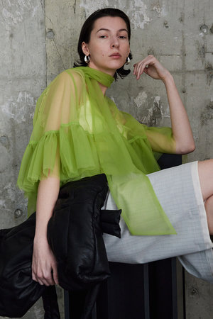 メゾンスペシャル/MAISON SPECIALの【予約販売】Multiway Sheer Top/マルチウェイシアートップ(110400/110402)