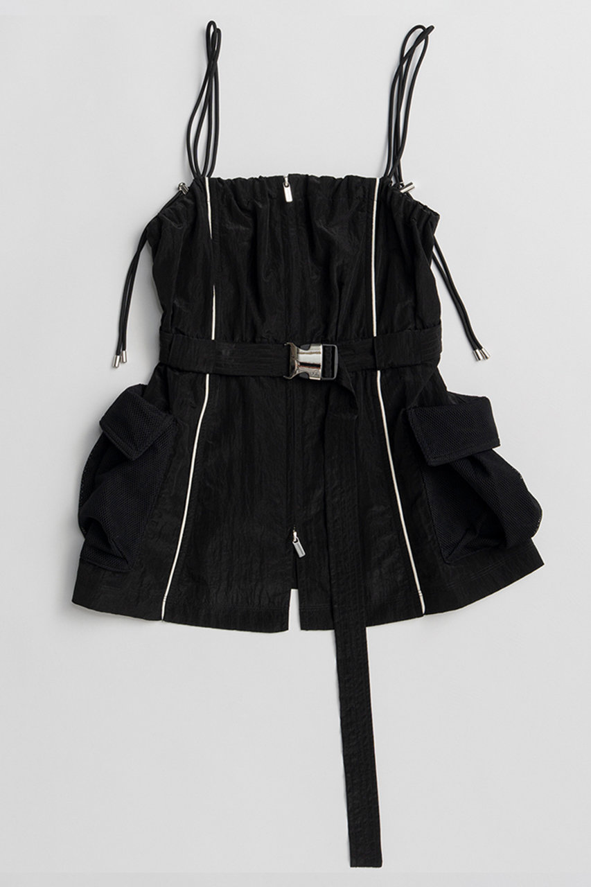 メゾンスペシャル/MAISON SPECIALの【予約販売】Multiway Sporty Cami Tunic/マルチウェイスポーティキャミチュニック(BLK(ブラック)/21261315309)