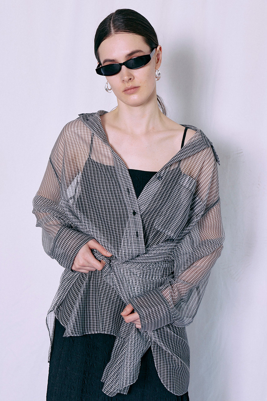 MAISON SPECIAL(メゾンスペシャル)｜【予約販売】2WAY Sheer Shirt