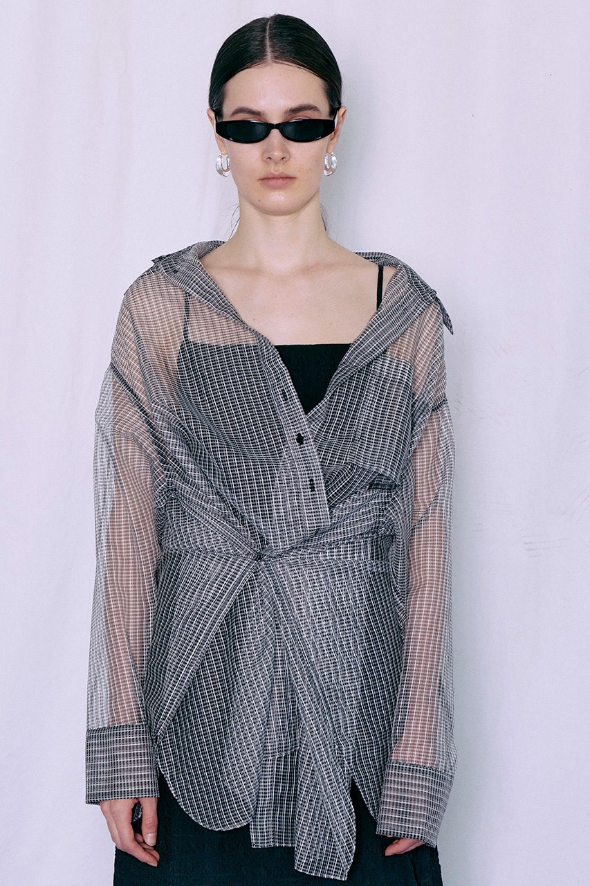 MAISON SPECIAL(メゾンスペシャル)｜【予約販売】2WAY Sheer Shirt