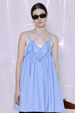 メゾンスペシャル/MAISON SPECIALのLace V-Neck Tunic/レースVネックチュニック(110500/110505)