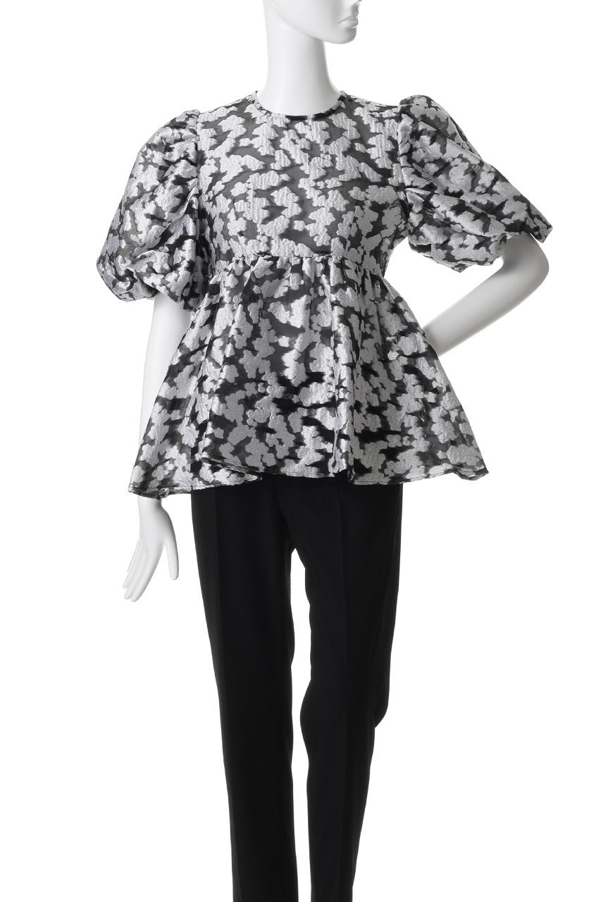 MAISON SPECIAL(メゾンスペシャル)｜Sheer Flower Jacquard Blouse