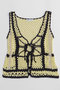 【予約販売】Crochet Vest/クロシェベスト メゾンスペシャル/MAISON SPECIAL LIME(ライム)