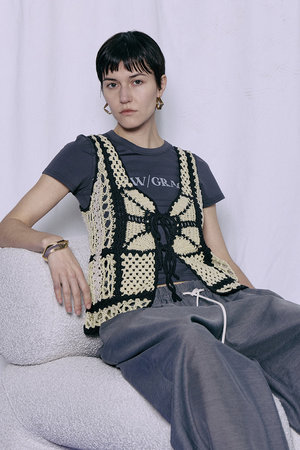 メゾンスペシャル/MAISON SPECIALのCrochet Vest/クロシェベスト(110800/110806)