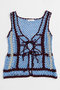 【予約販売】Crochet Vest/クロシェベスト メゾンスペシャル/MAISON SPECIAL BLU(ブルー)