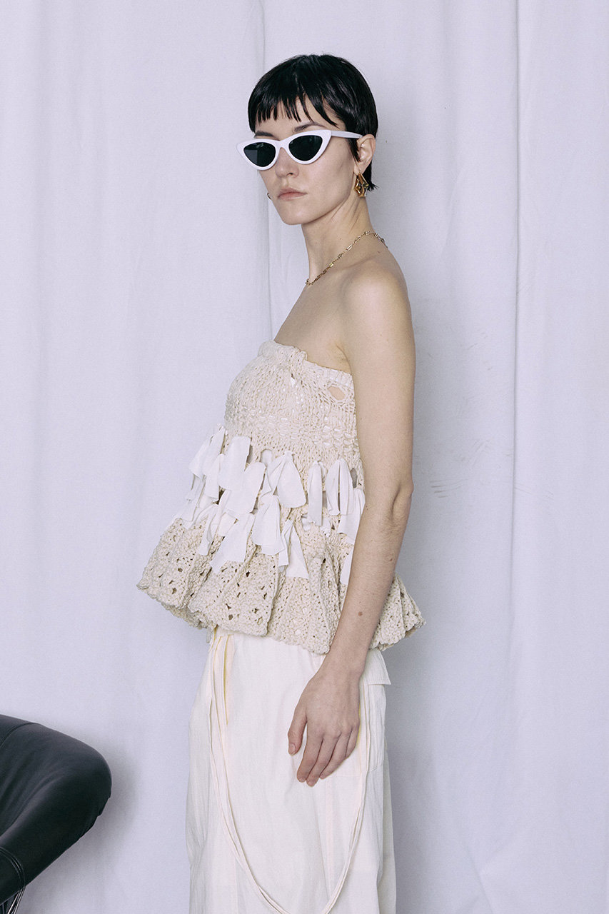 MAISON SPECIAL(メゾンスペシャル)｜2WAY Knit Flare Bustier/2WAY