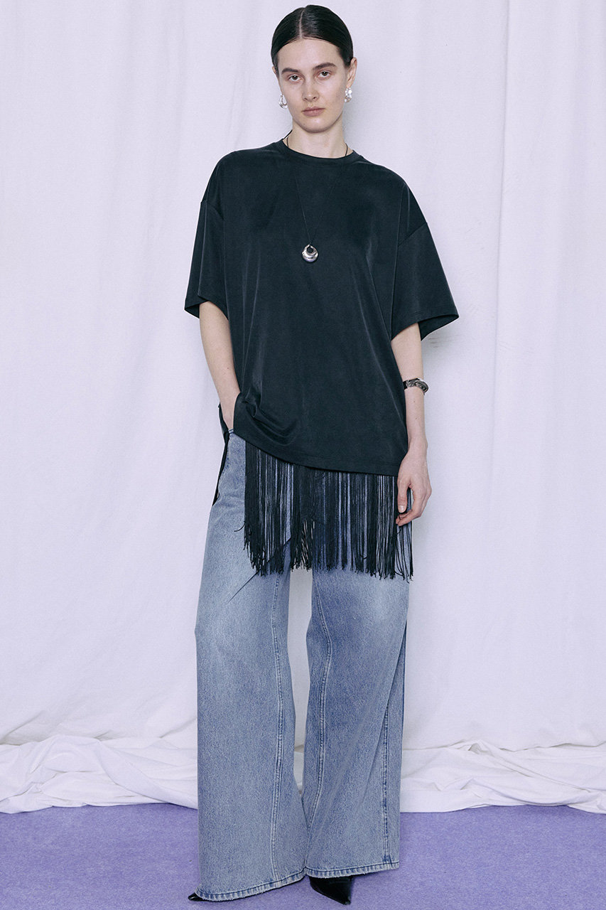 MAISON SPECIAL(メゾンスペシャル)｜Fringe Cupra Jersey T-Shirt
