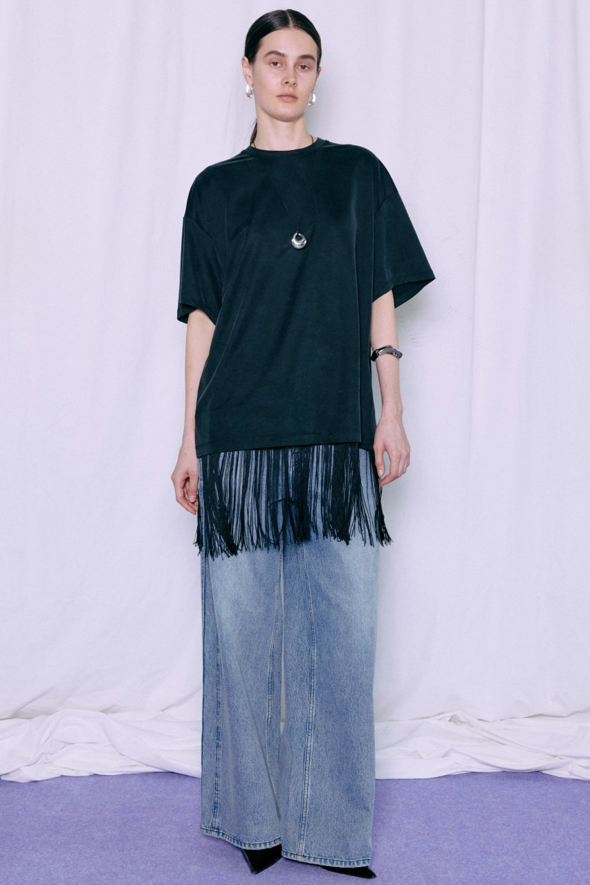 MAISON SPECIAL(メゾンスペシャル)｜Fringe Cupra Jersey T-Shirt