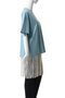 Fringe Cupra Jersey T-Shirt/フリンジキュプラジャージTシャツ メゾンスペシャル/MAISON SPECIAL