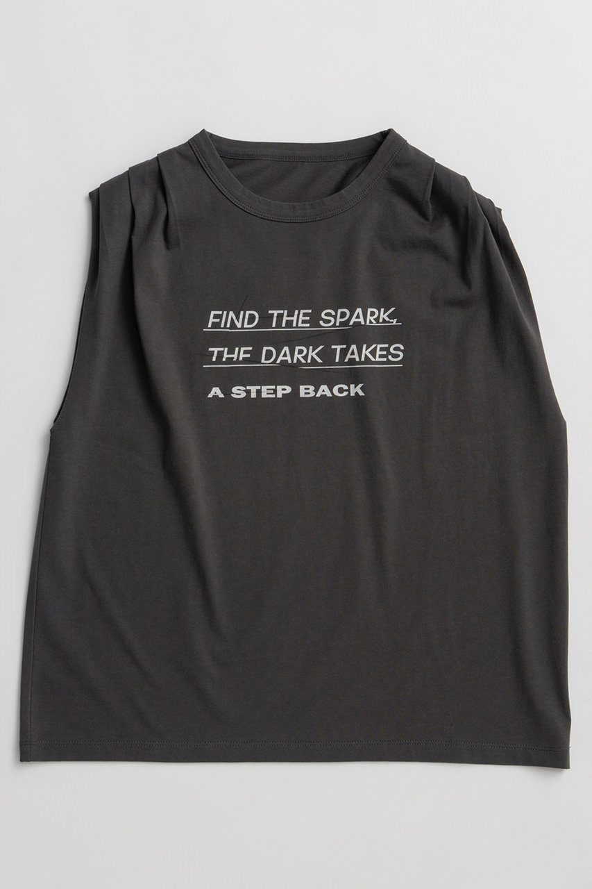 メゾンスペシャル/MAISON SPECIALの【予約販売】Tuck Print Top/タックプリントトップ(C.GRY(チャコールグレー)/21261415210)